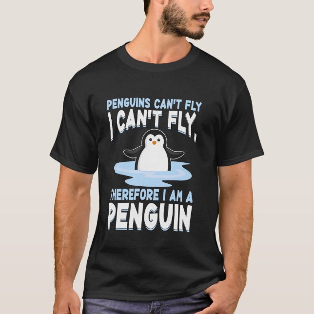 Camiseta Gráfica divertida y linda pingüina y amante del pi (Anverso)