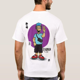 Camiseta gráfica DJ HOODLUM a.k.a. The Robot DJ