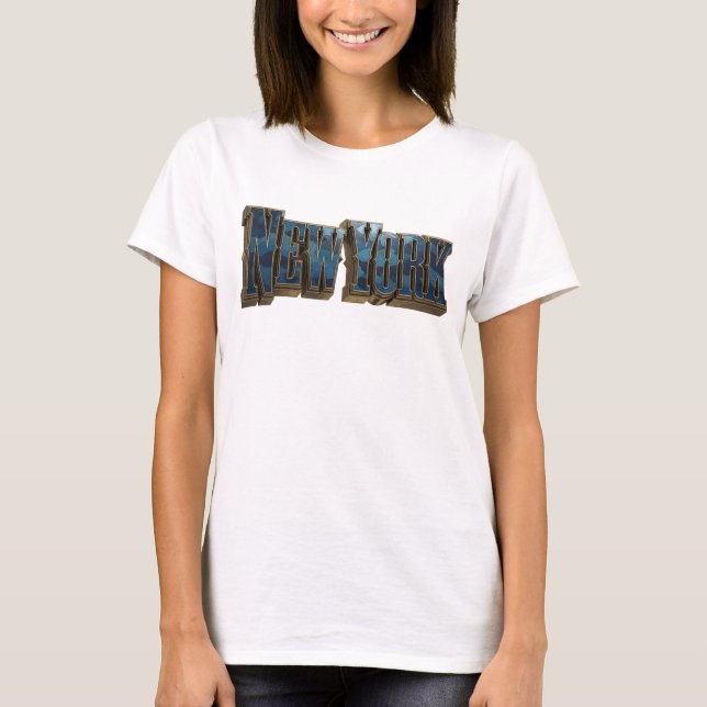 Camiseta gráfica Dynamic Navy NEW YORK (Anverso)