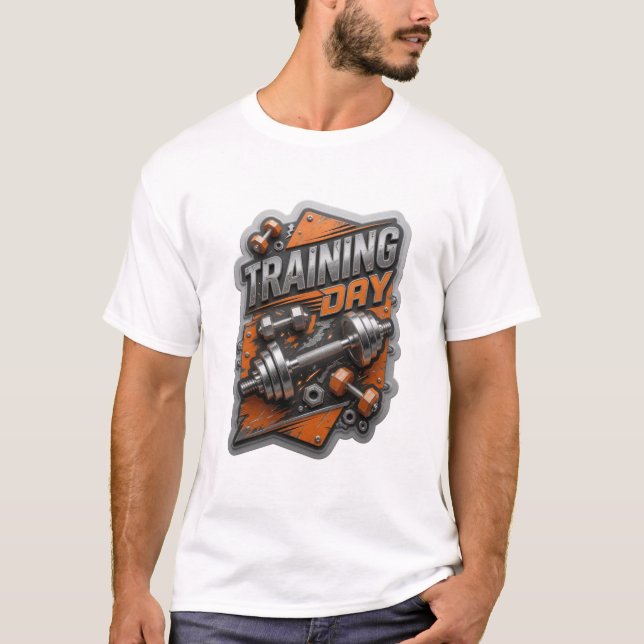 Camiseta gráfica Edgy Silver TRAINING DAY (Anverso)