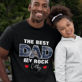 Camiseta gráfica "El mejor papá mi rock"