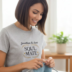 Camiseta gráfica elegante y personalizada para muj