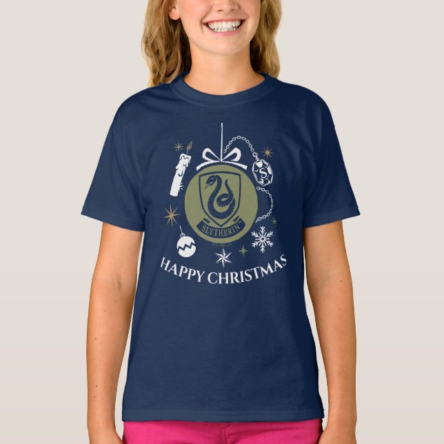 Camiseta Gráfica en baudible de vacaciones SLYTHERIN™ (Anverso)