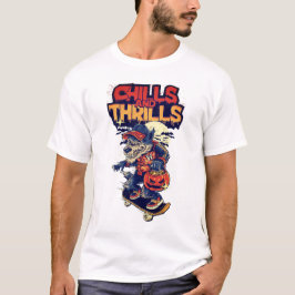 Camiseta gráfica espeluznante y emocionante de Hal