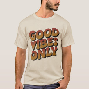 Camiseta Gráfica Estética de Buenas Vibraciones Gr