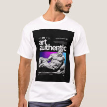 Camiseta gráfica estética moderna de hombre Synthw