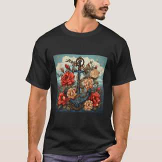 Camiseta Gráfica estilo boho de ancla