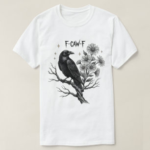 Camiseta Gráfica F-Caw-F para el arte de Halloween y el ama