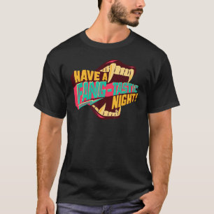 Camiseta Gráfica Fangtastic Retro Halloween para hombres mu