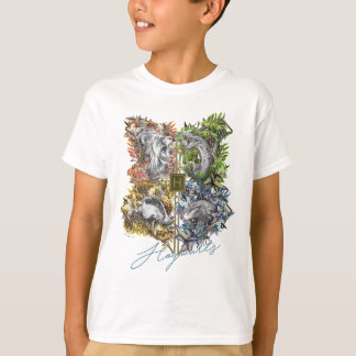 Camiseta Gráfica floral de la insignia HOGWARTS™