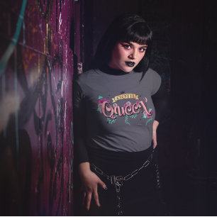 Camiseta Gráfica floral de la Reina Goth