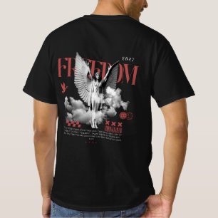 Camiseta Gráfica Freedom Camiseta de Hombre
