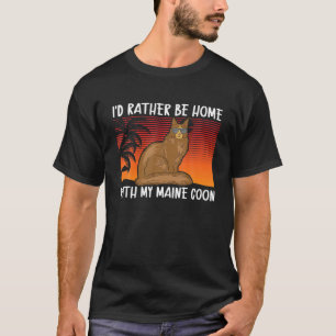 Camiseta Gráfica Funny Maine Coon Lover Para Mujeres Y Homb