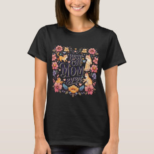 Camiseta Gráfica gata divertida madre gata gatito mejor gat