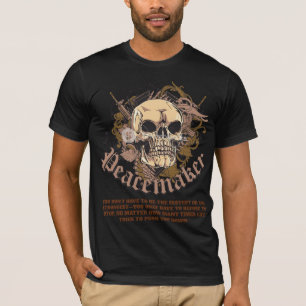 Camiseta gráfica gótica oscura para hombres