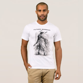 Camiseta Gráfica Guerrero Futuro - Samurái Cyberpu