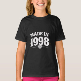 Camiseta Gráfica Hecha en 1998 | Camiseta Vintage