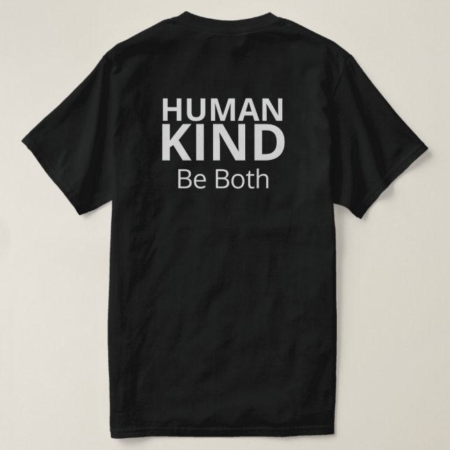 Camiseta Gráfica humana T (Reverso del diseño)