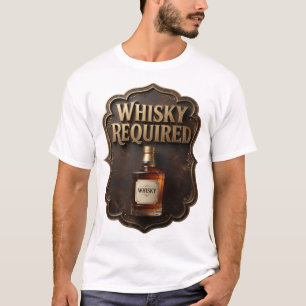 Camiseta gráfica icónica de WHISKY OBLIGATORIO en 