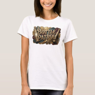 Camiseta gráfica icónica naranja BOTTLE PATROL
