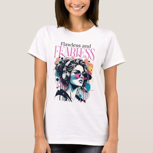 Camiseta gráfica impecable e intrépida (Anverso)