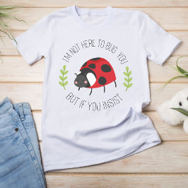Camiseta Gráfica Infantil De Ladybug