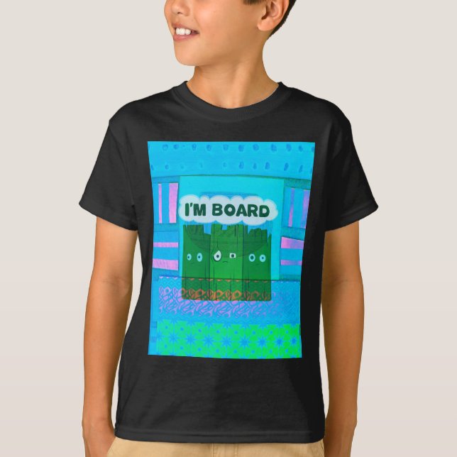 Camiseta Gráfica Inspiradora divertida me aburre el arte de (Anverso)
