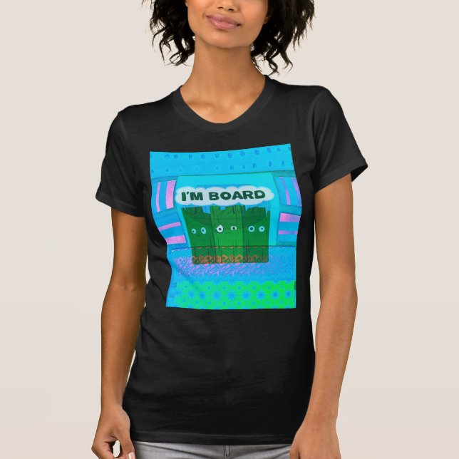 Camiseta Gráfica Inspiradora divertida me aburre el arte de (Anverso)
