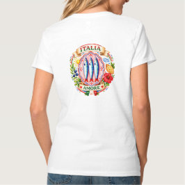 Camiseta gráfica Italia Amore Sardinas