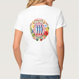 Camiseta gráfica Italia Amore Sardinas