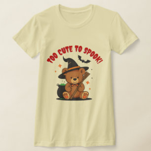 Camiseta Gráfica Kawaii de Bruja