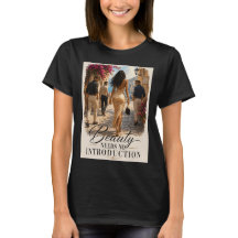Camiseta gráfica La belleza no necesita presentaci