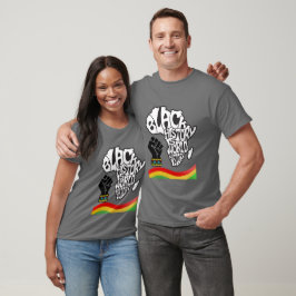 Camiseta Gráfica La Historia Negra Es Historia Mun