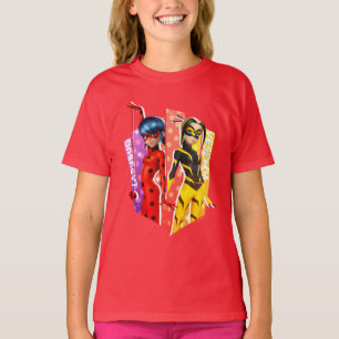 Camiseta Gráfica Ladybug y Vesperia