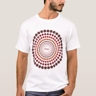 Camiseta gráfica "libre"