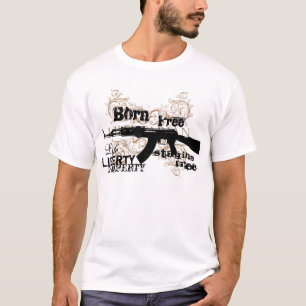 Camiseta gráfica libre nacida
