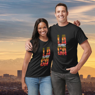 Camiseta gráfica Los Angeles California LA-CA