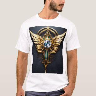 Camiseta gráfica Majestic Eagle Desata tu espíritu
