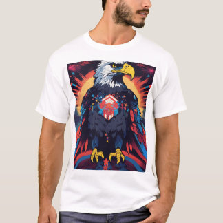 Camiseta gráfica Majestic Eagle Desata tu espíritu