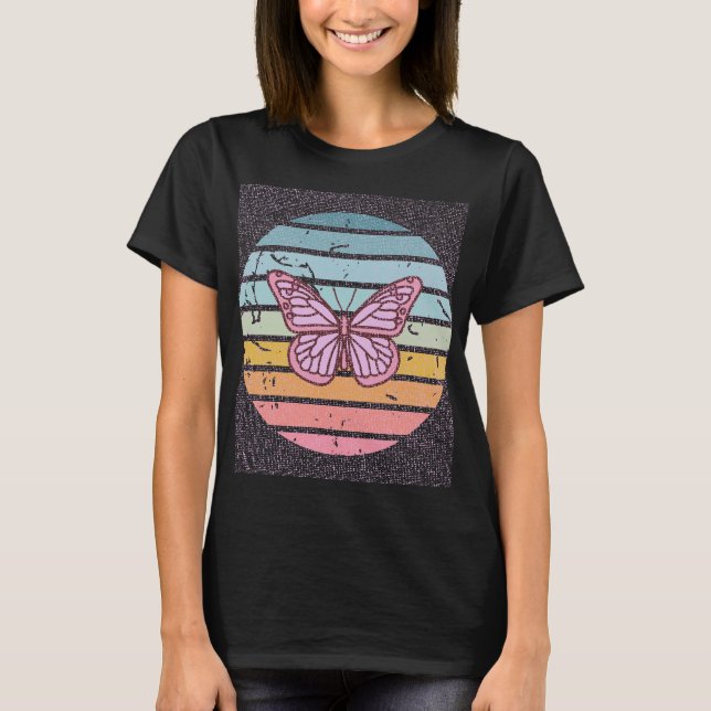 Camiseta gráfica "mariposa" | Elegante (Anverso)