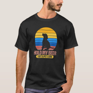 Camiseta Gráfica Mascota de Perro divertida - Sostén Mi Cer