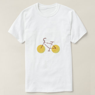 Camiseta gráfica minimalista de bicicleta Ride the