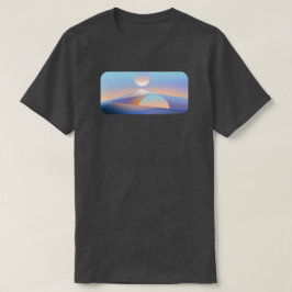 Camiseta gráfica minimalista de ciencia ficción de