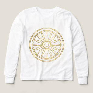 Camiseta Gráfica Minimalista Rueda de Sabiduría An