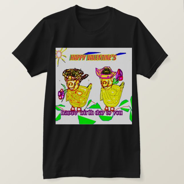 Camiseta gráfica moderna (Anverso del diseño)