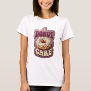 Camiseta gráfica Morado Statement NO ME IMPORTA DO