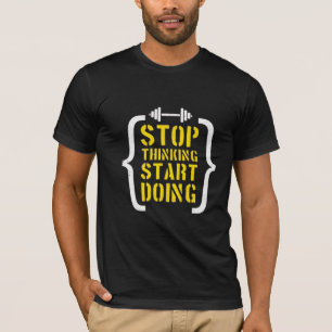 Camiseta gráfica motivacional de los hombres