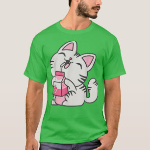 Camiseta gráfica Neko Japan Manga Harajuku