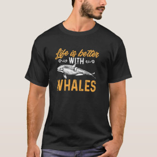 Camiseta Gráfica Orca Para Mujeres Hombres Jóvenes Ballena