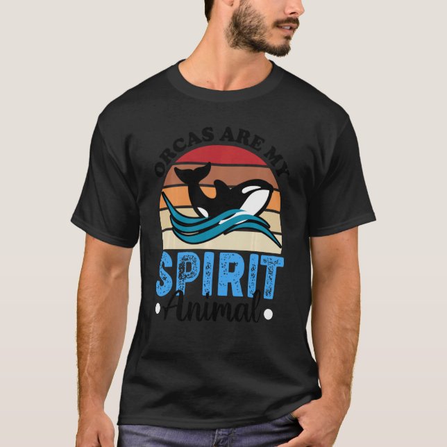 Camiseta Gráfica Orca Para Mujeres Hombres Jóvenes Swea 7 (Anverso)